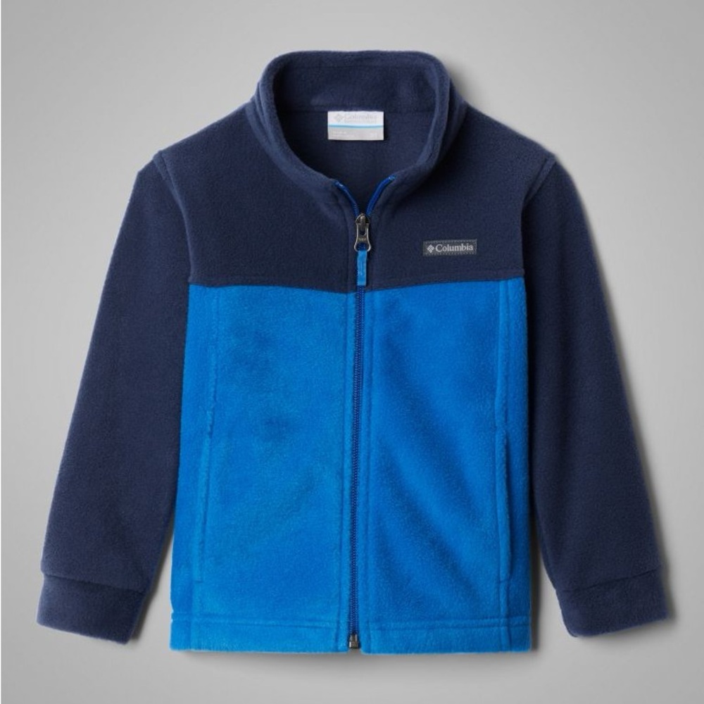 Columbia Steens Mountain II Fleece Jacket, Bright Indigo/Navy Blue, Size: 2T